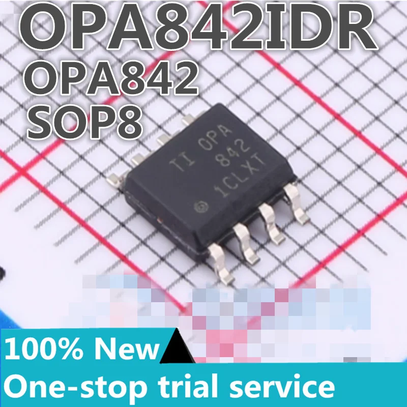 2-20PCS %New OPA843IDR OPA842IDR OPA847IDR marking OPA843 OPA842 OPA847 SOP8 High speed operational amplifier chip