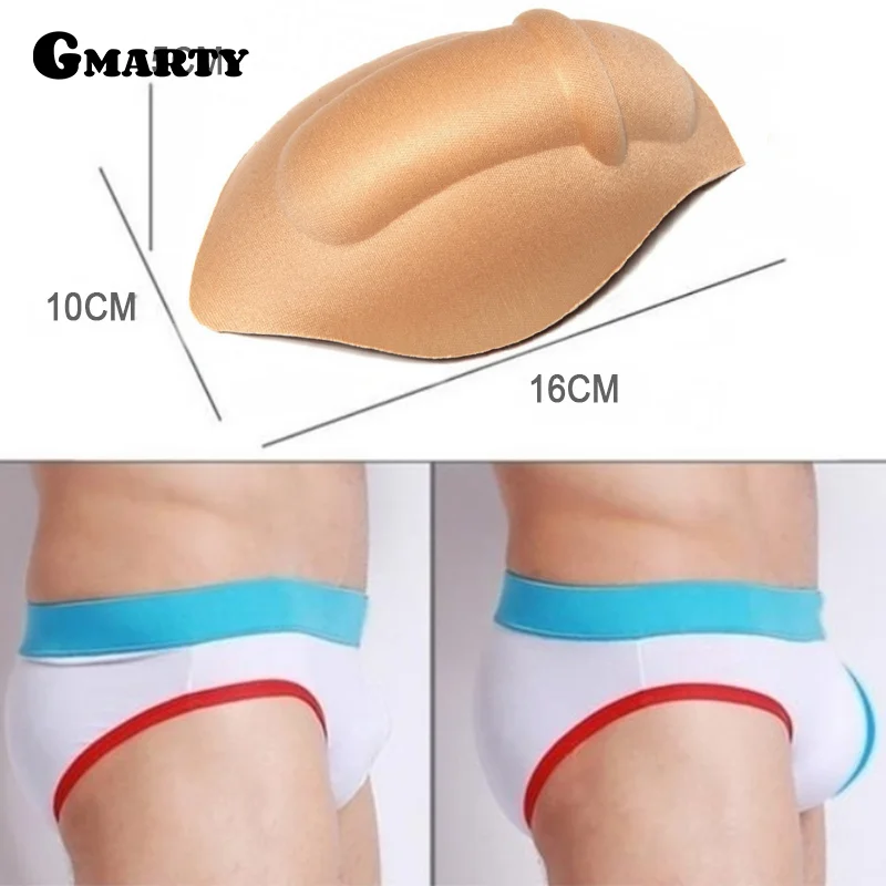 Sexy Men Multi Style Bulge Cup Pads Sponge Cup Removable Push Up Cup Enhancing Men Underwear Briefs Sexy Bulge Pad Magic Buttock