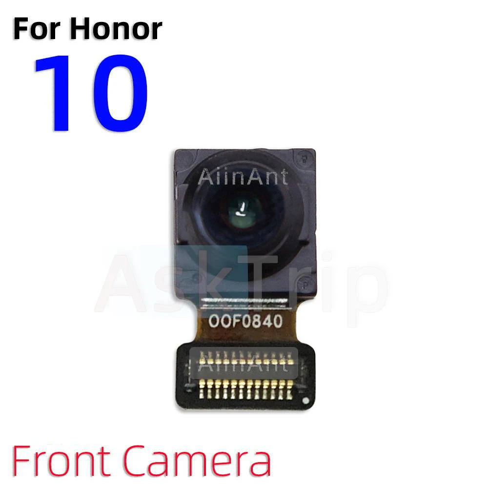 Aiinant Front Camera Rear Main Back Camera Flex Cable For Huawei Honor 10 View Note 10 V10 10X Lite Phone Parts