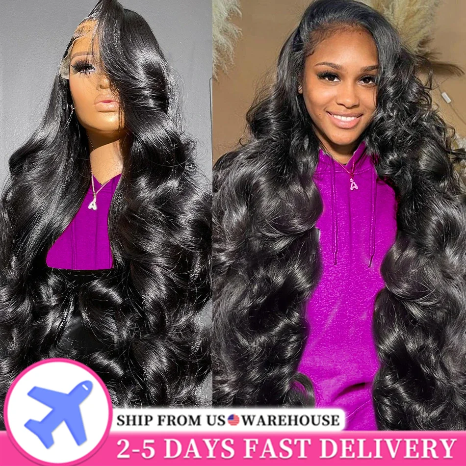 Vrvogue Body Wave 13x4/13x6 HD Lace Front Human Hair Wigs Pre Plucked 5x5 HD Lace Closure Wigs 360 Human Hair Lace Frontal Wig