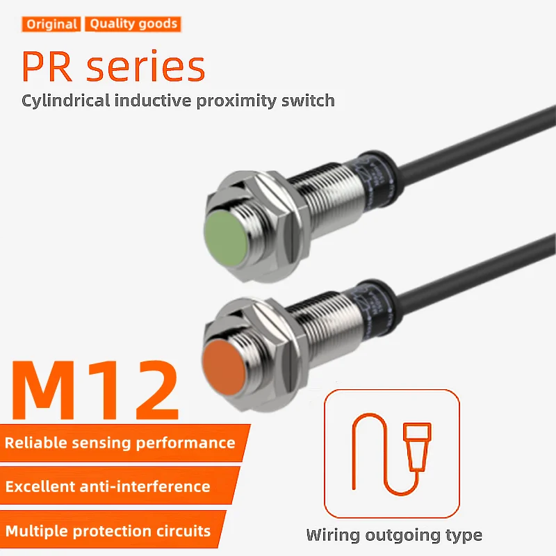 Proximity switch photoelectric sensor M12 PR12-2DP PRT12-2DC PR12-2DP2 PR12-2AC PRT12-2DO PR12-2AO PR12-2DN PR12-2DN2  Flush typ