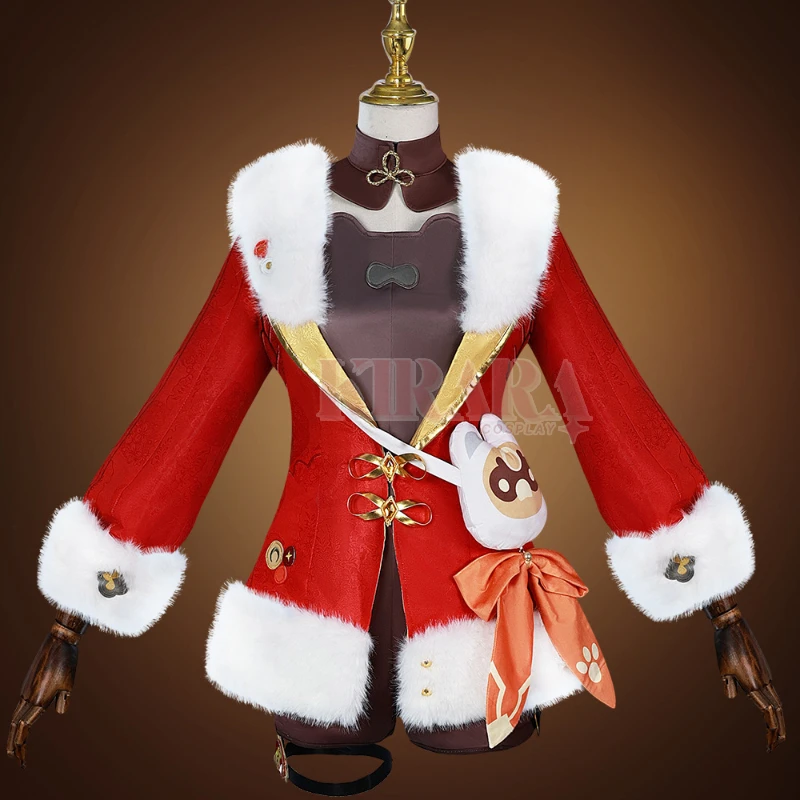 Xiangling تأثيري حلي شعر مستعار لعبة تأثير فانوس طقوس الجلد شيانغ لينغ السنة الجديدة يهتف ملابس النساء كرنفال لعب الأدوار الأحذية