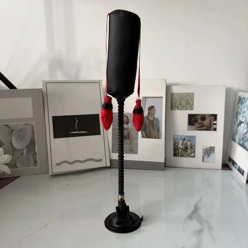 Suction Cup Cat Boxing Toy Self-standing Scratch Trainer Pet Punching Bag Toy Scratch Resistant Bite Resistant