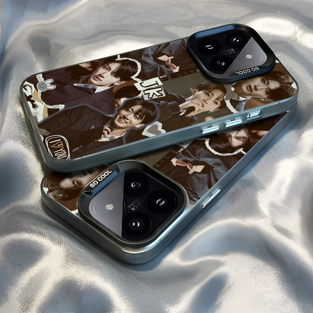 Custodia per telefono Epc Kpop J-JungKookS-S Custodia per telefono IMD per IPhone 16 15 14 13 12 11 Pro Max Plus Colore argento Cover
