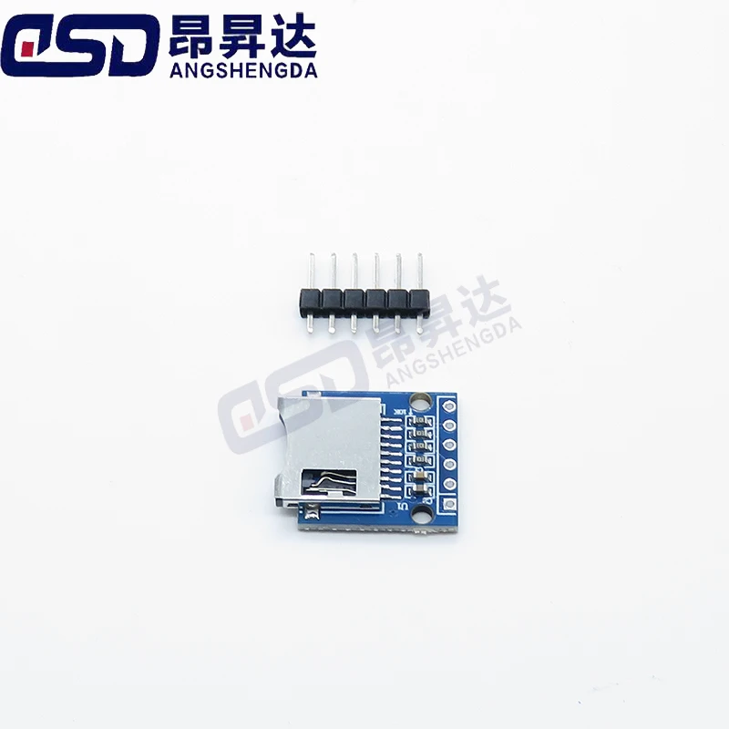 Модуль для чтения карт Micro SD SPI 3.3V TF 5 шт. Arduino ESP32 STM32 Разъемы без пайки (решение самостоятельного создания решения хранения данных)