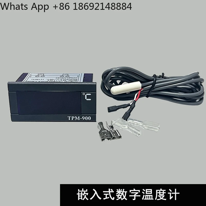 

Refrigerator display cabinet refrigerator chassis cabinet cold storage digital red letter electronic thermometer