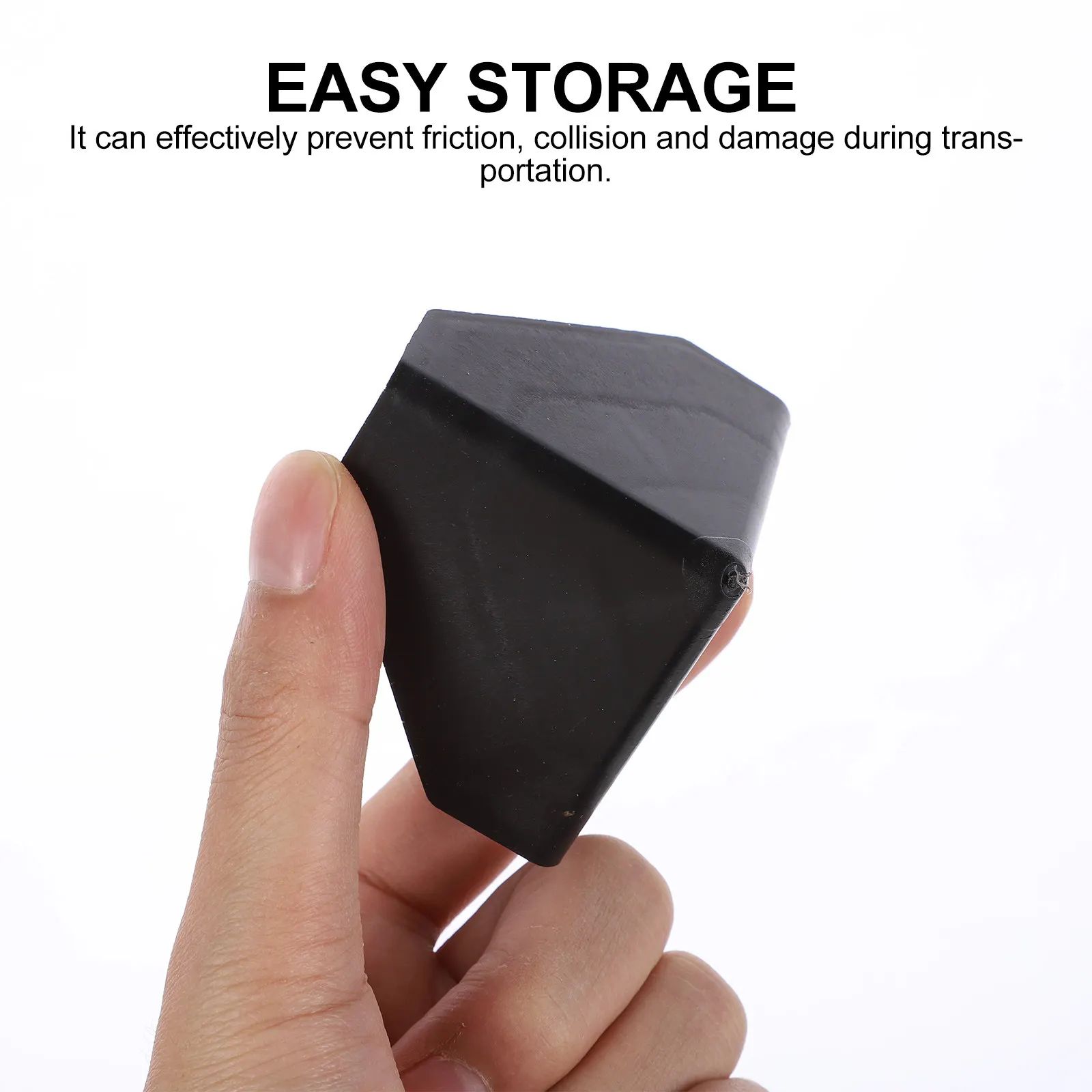 

200Pcs Shipping Box Corner Guards Lightweight Yet Tough Plastic Packaging Edged Protectors for Carton Cabinet Door Use