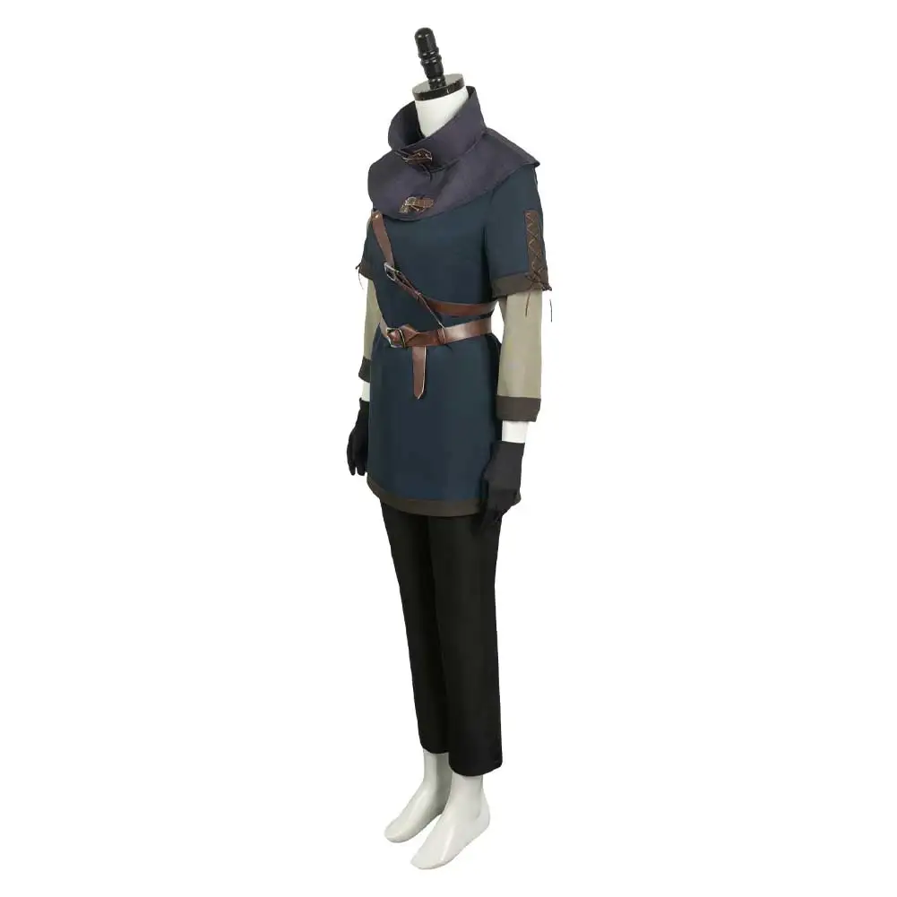 Game Dragons Cos Dogma 2 Archer Cosplay Fantasia Costume Disguise Adult Women Clothes Tops Pants Outfit Halloween Carnival Suit