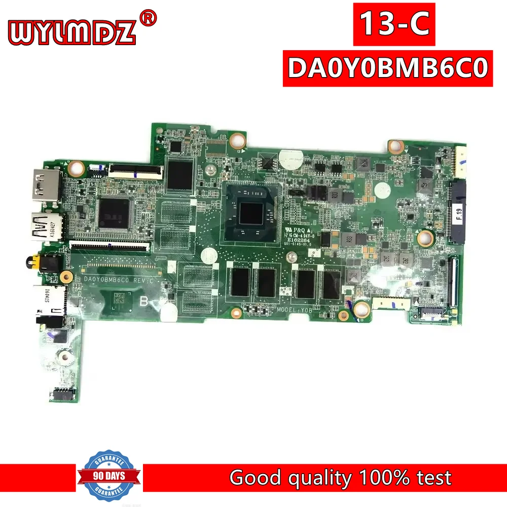 DA0Y0BMB6C0 N2840 CPU 2GB RAM  Mainboard For HP 13-C Laptop Motherboard  tested 100%