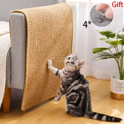 Rascador de Sisal para gatos, tablero rascador para afilar las uñas, árbol, juguetes para gatos, silla, mesa, sofá, alfombrillas, Protector de muebles