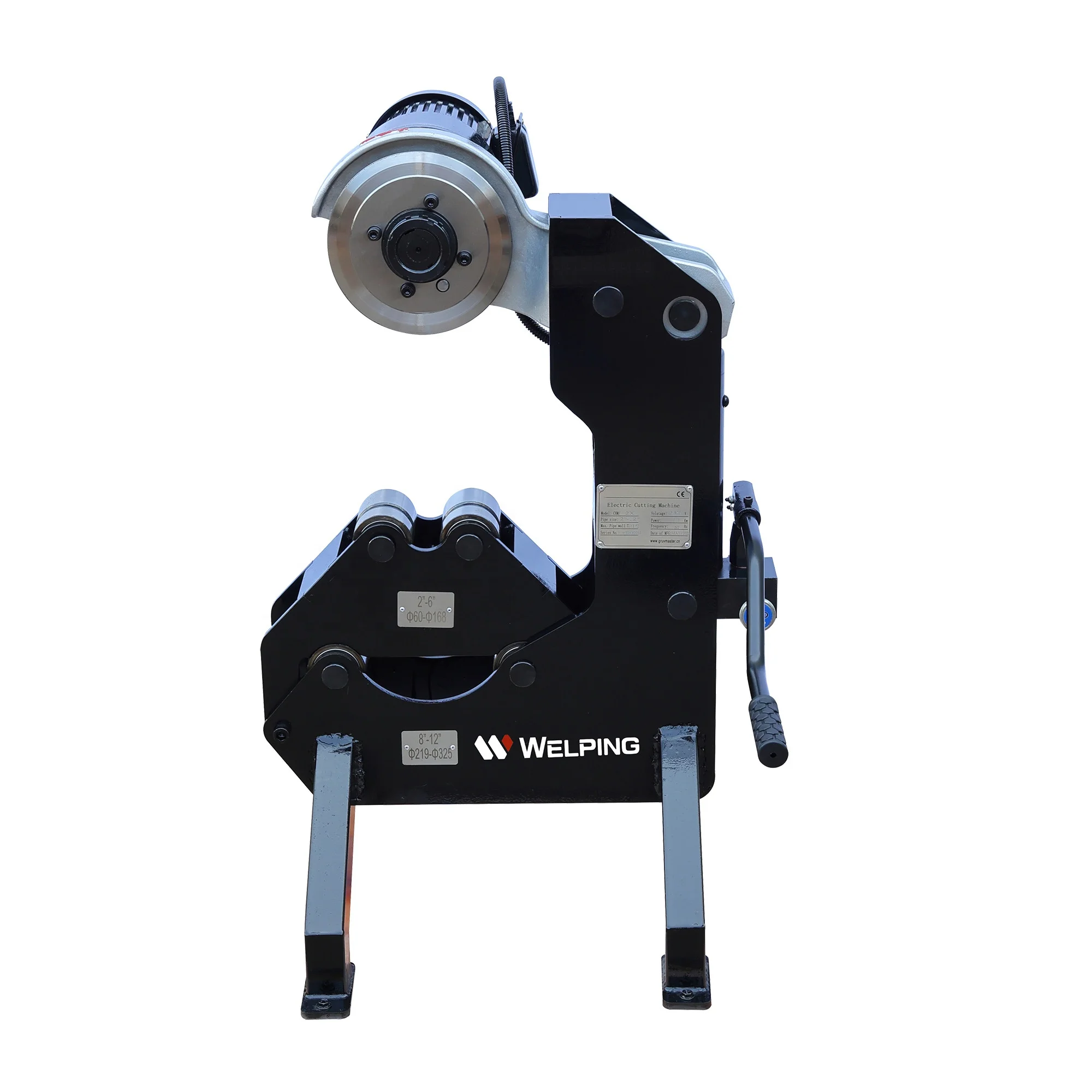 12인치 전기 파이프 커터, 2인치부터 12인치까지의 강철 파이프용 냉간 절단기