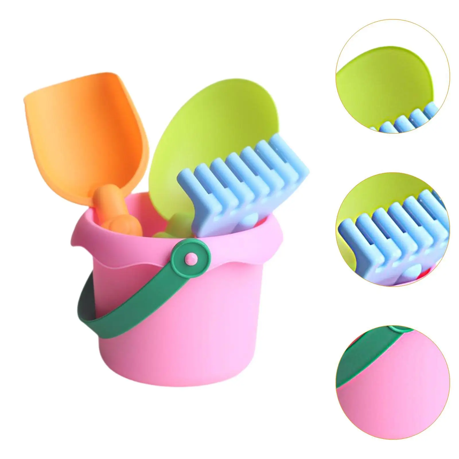 Beach Toys Birthday Gift Summer Educational Sand Shovels Sand Toy Set for Summer Activities Beach Party Travel Preschool Kids