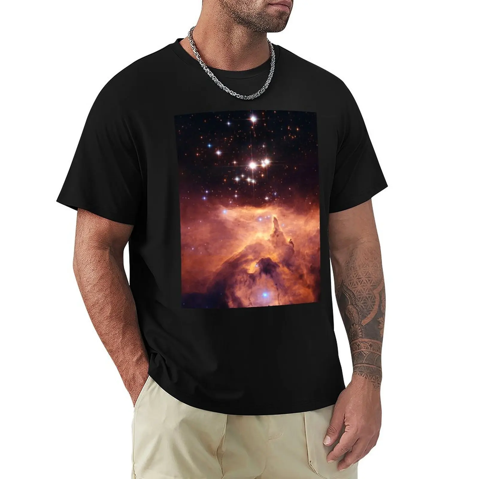 Emission Nebula NGC6357 T-Shirt Plus Size Non-Shrink T-Shirt