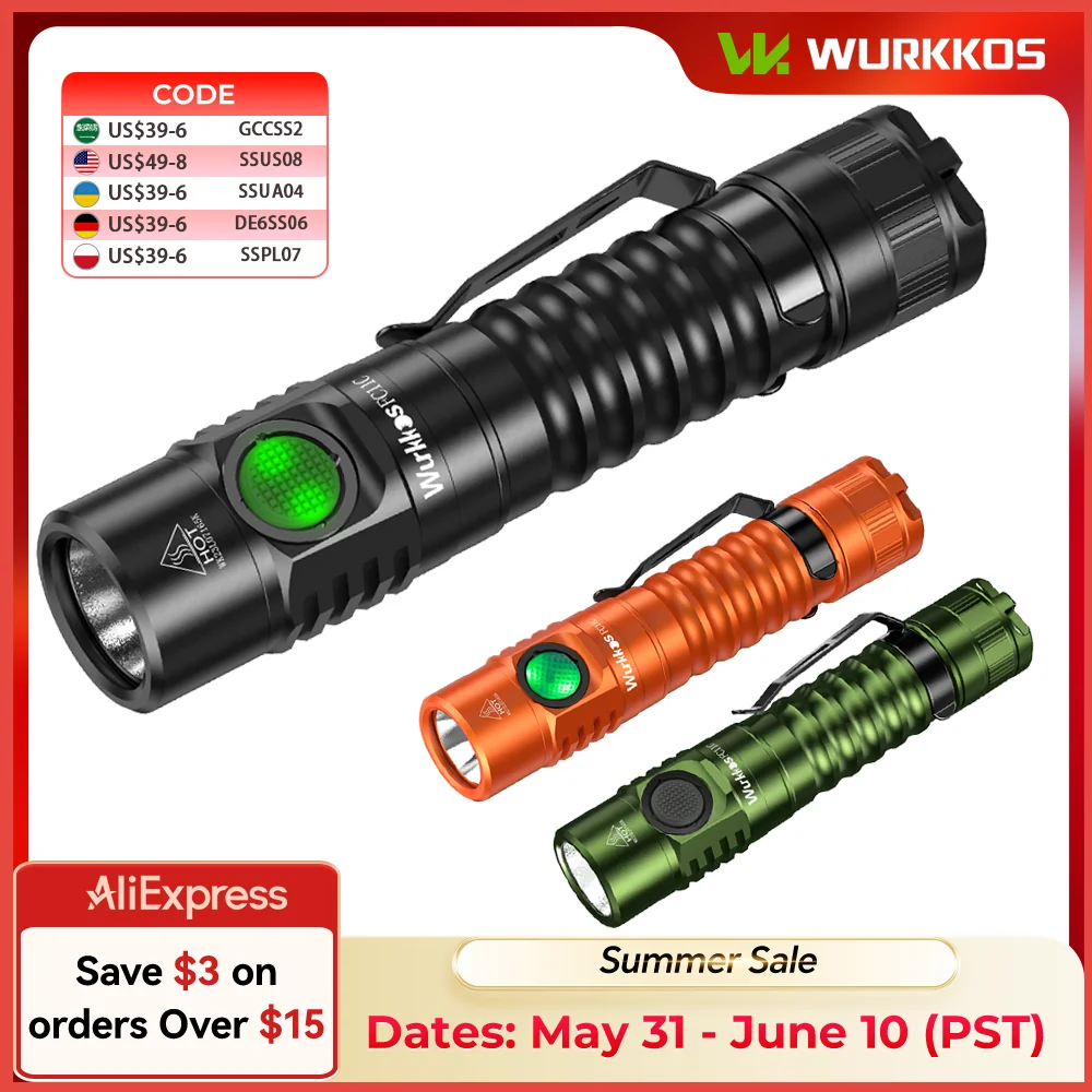 wurkkos-fc11c-ミニ-edc-懐中電灯-1300lm-ip68-充電式トーチ-18650-バッテリー磁気テール付きキャンプ釣りハイキング用