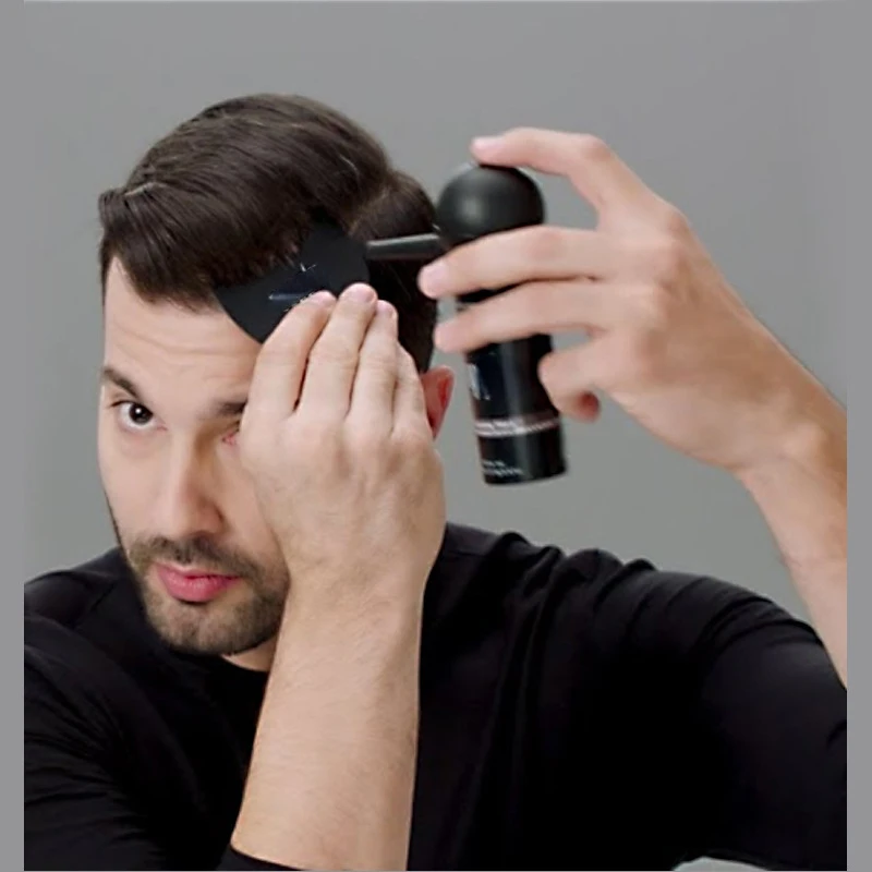 Queratina Fibers Spray para Construção Capilar, Pós de Rebrota Instantânea, Hair Loss Conceale, 8 cores, 27,5g