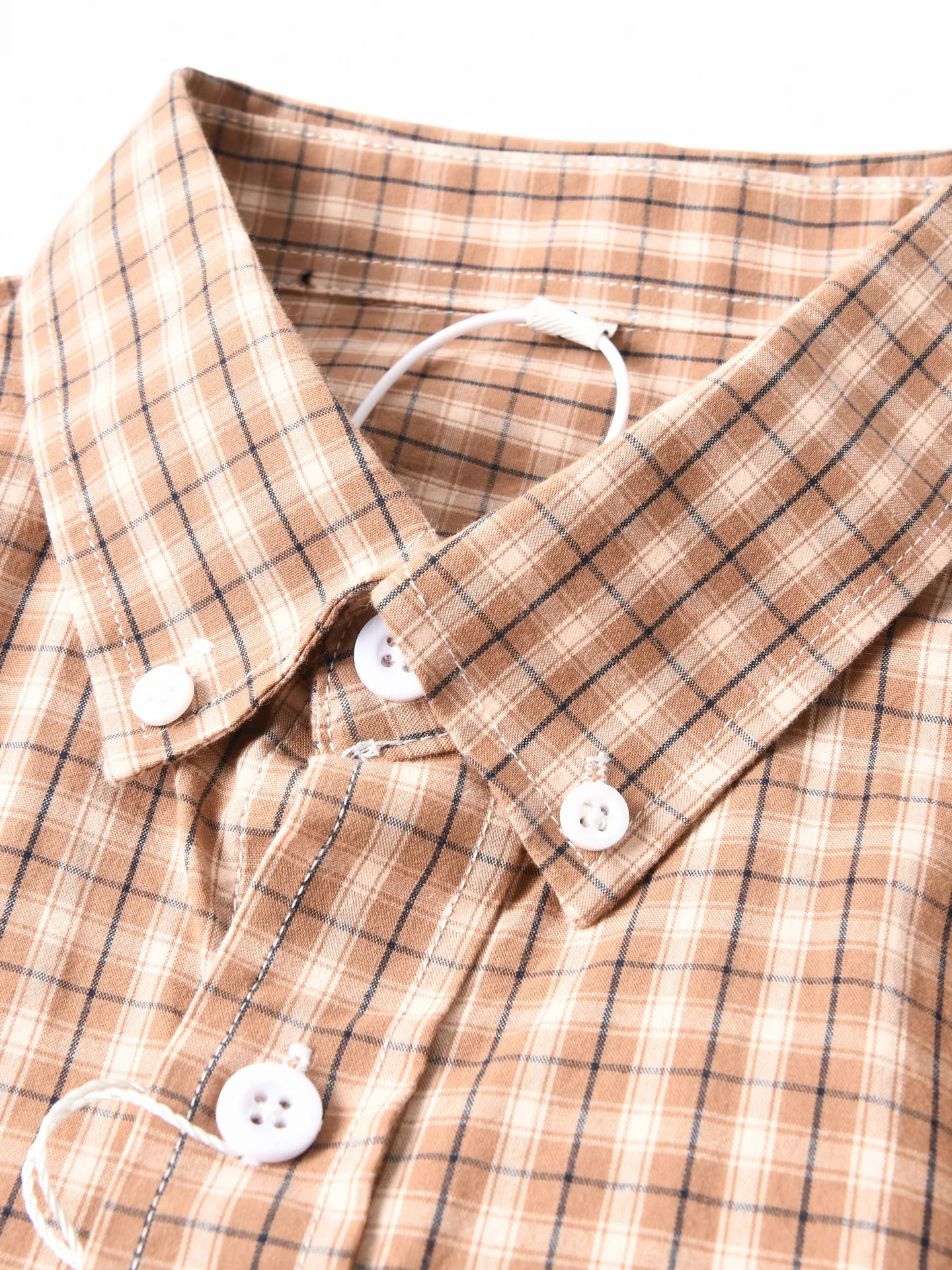 Washed Pure Cotton Plaid Casual Loose Fit Long Sleeve Shirt Men's Autumn Fashion Base Layer Shirt Comfortable Breathable