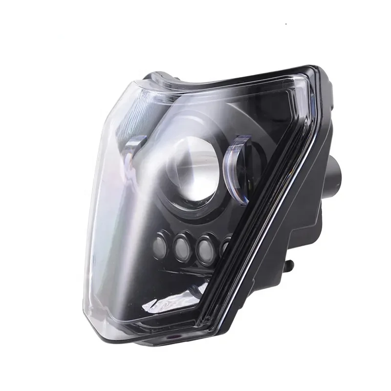 Non Destructive Install Black Front Headlight Assembly with Hi/Lo Beam for KTM EXC XC-W