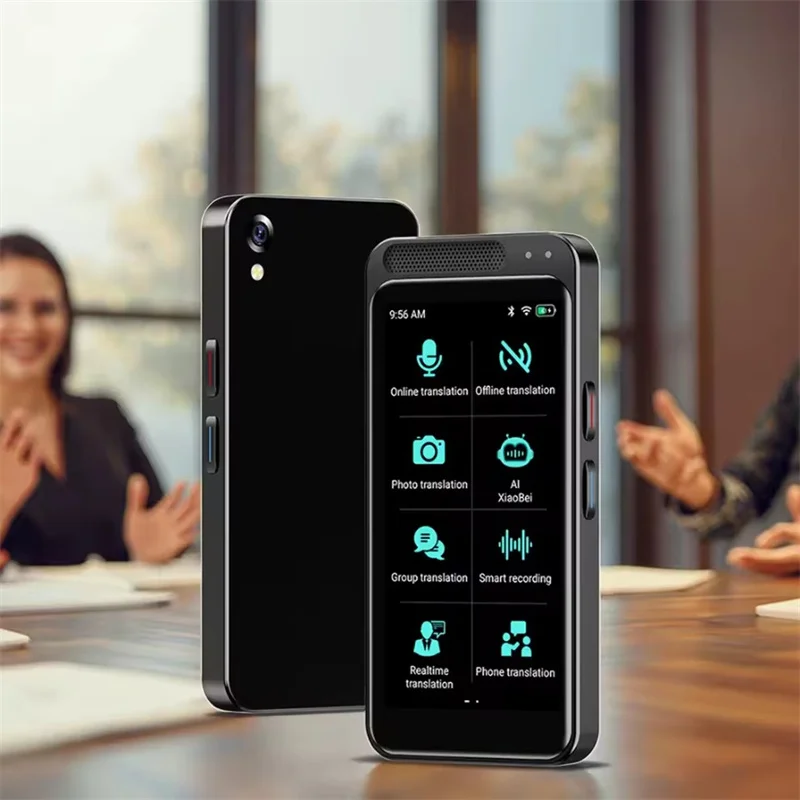 Traductor de Voz Inteligente Portátil Z6, Grabación Instantánea, 139 Idiomas, Traducción Inteligente en Tiempo Real, Máquina de Traducción Offline