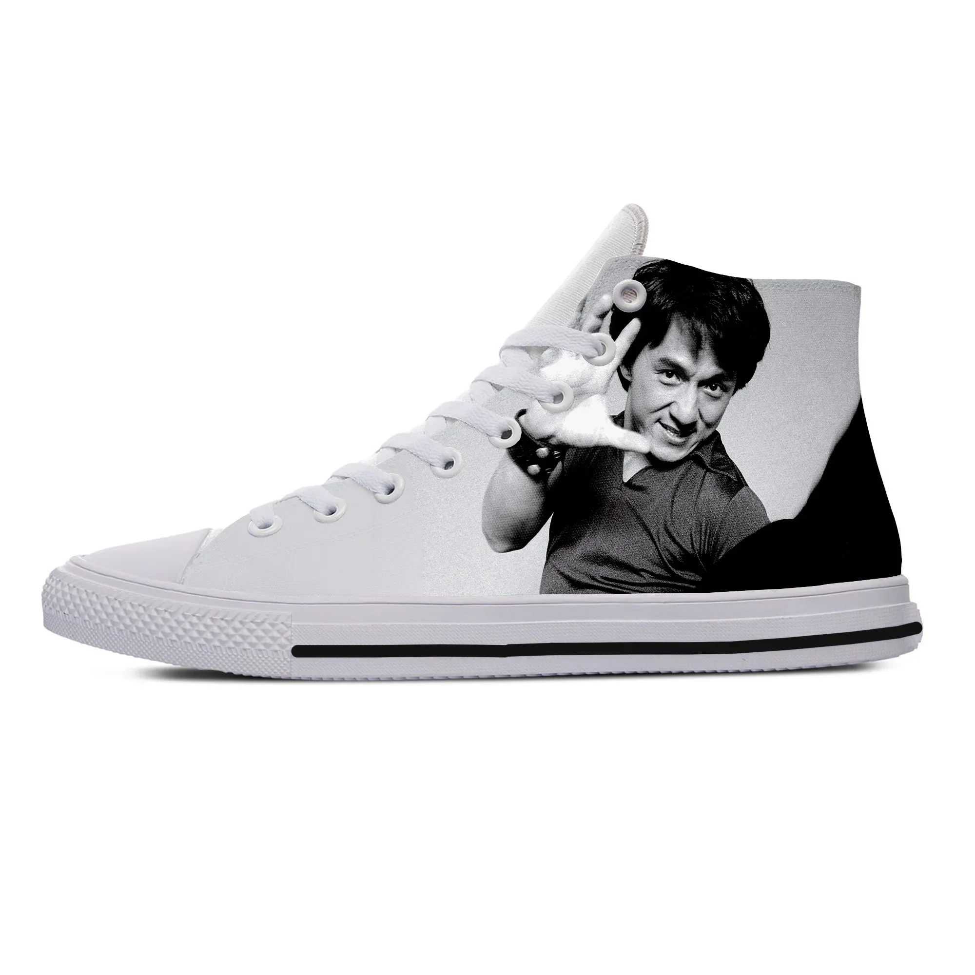 Heiße coole Mode Jackie Chan High Sneakers Männer Frauen hochwertige Handiness Sommer Freizeit schuhe atmungsaktive High Top Board Schuhe