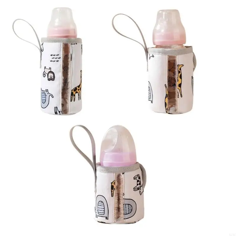 A5YC Infant Bottles Warm Keeping Cover with Lanyard Baby Bottle Sleeve Baby Feeding Bottle Warm Cover Milk Bottle Protector