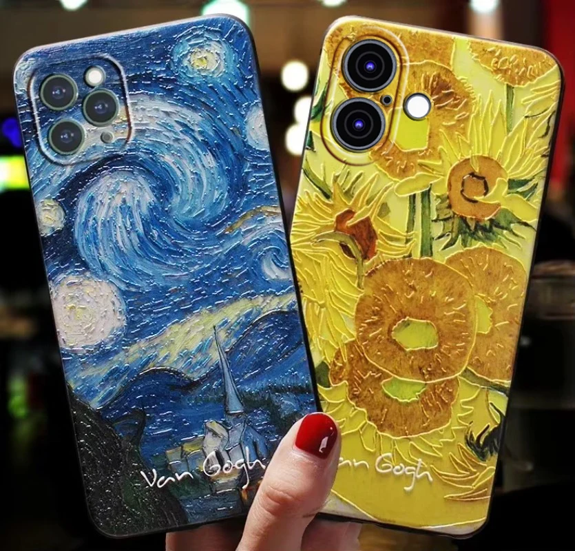 Dla Funda iphone 16 15 14 11 12 13 Pro 15Pro 16Pro Max mini Plus X XR XS Max 7 8 SE 2020 2022 Etui Cute 3D Art Apple Phone Cover