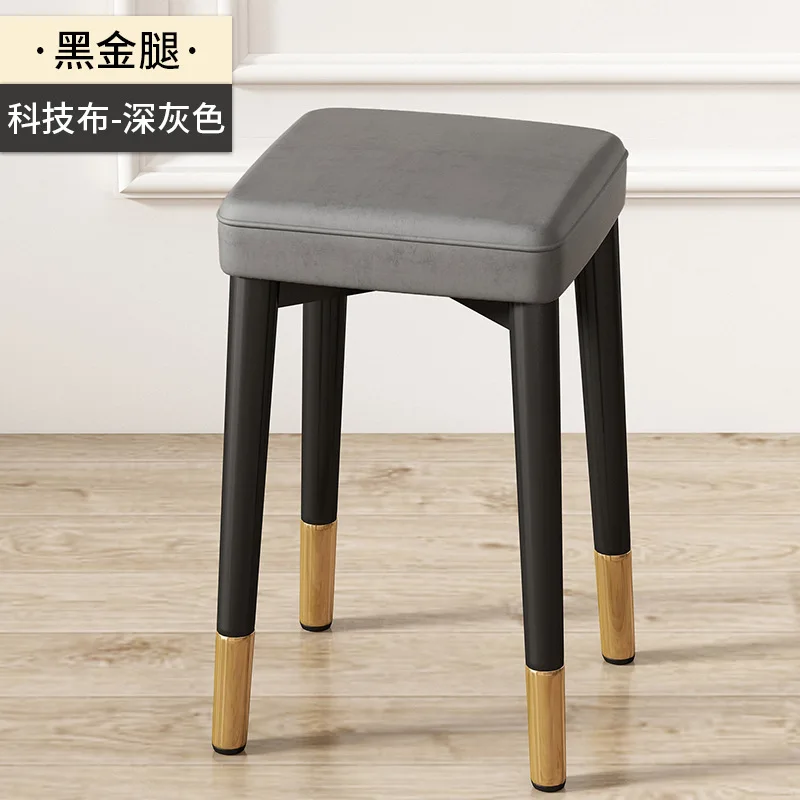 069 Stool household square stool stackable dining table stool living room dining stool simple furniture stool style square stool