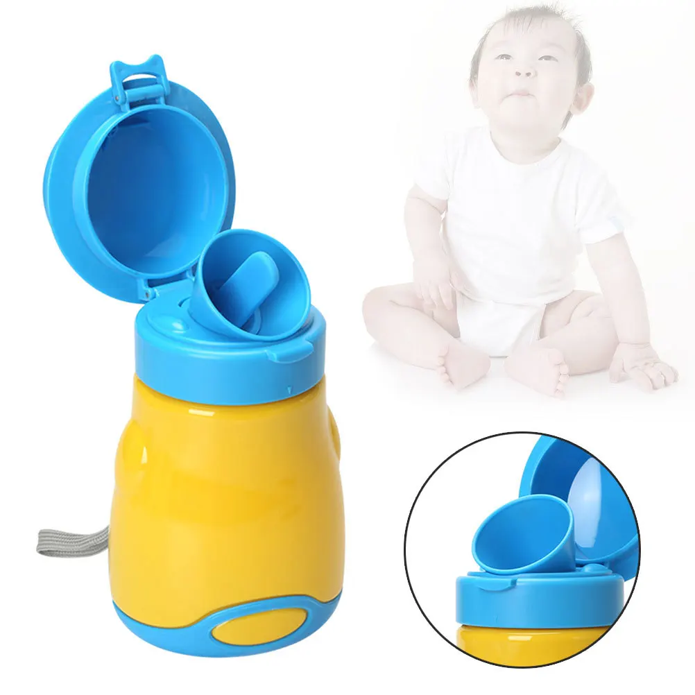 Portable Urinal Bottle for Toddler Kids Baby Boy Lightweight Small Size Emergency Potty Outdoor Car Travel Use
