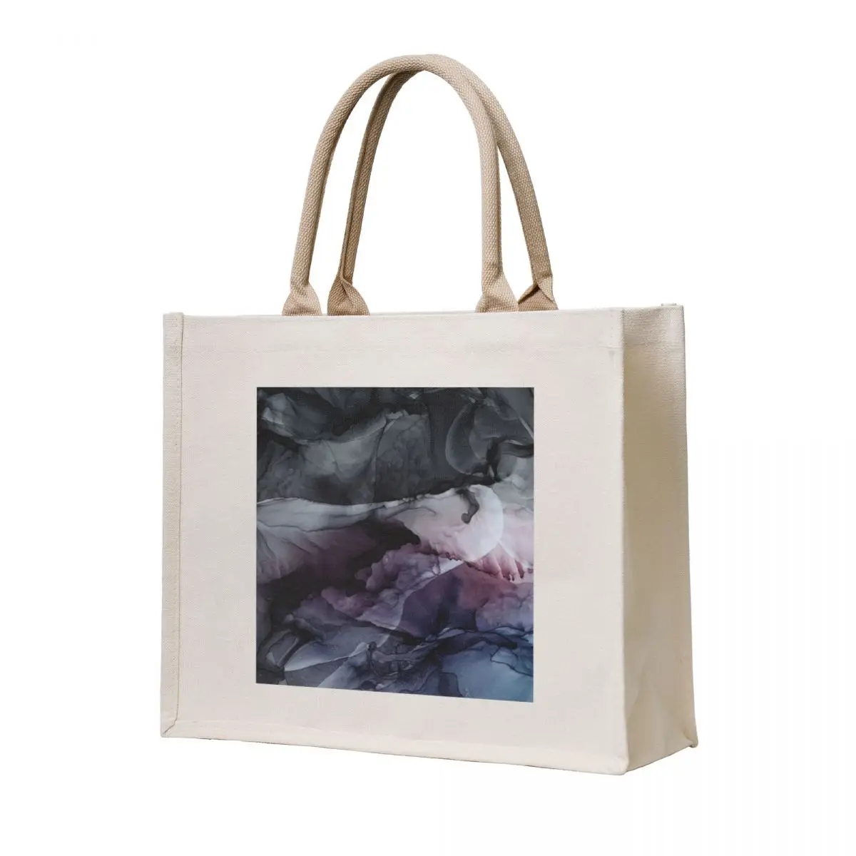 

Moody Dark Chaos Inks Abstract Tote Bag Customizable tote large Women's