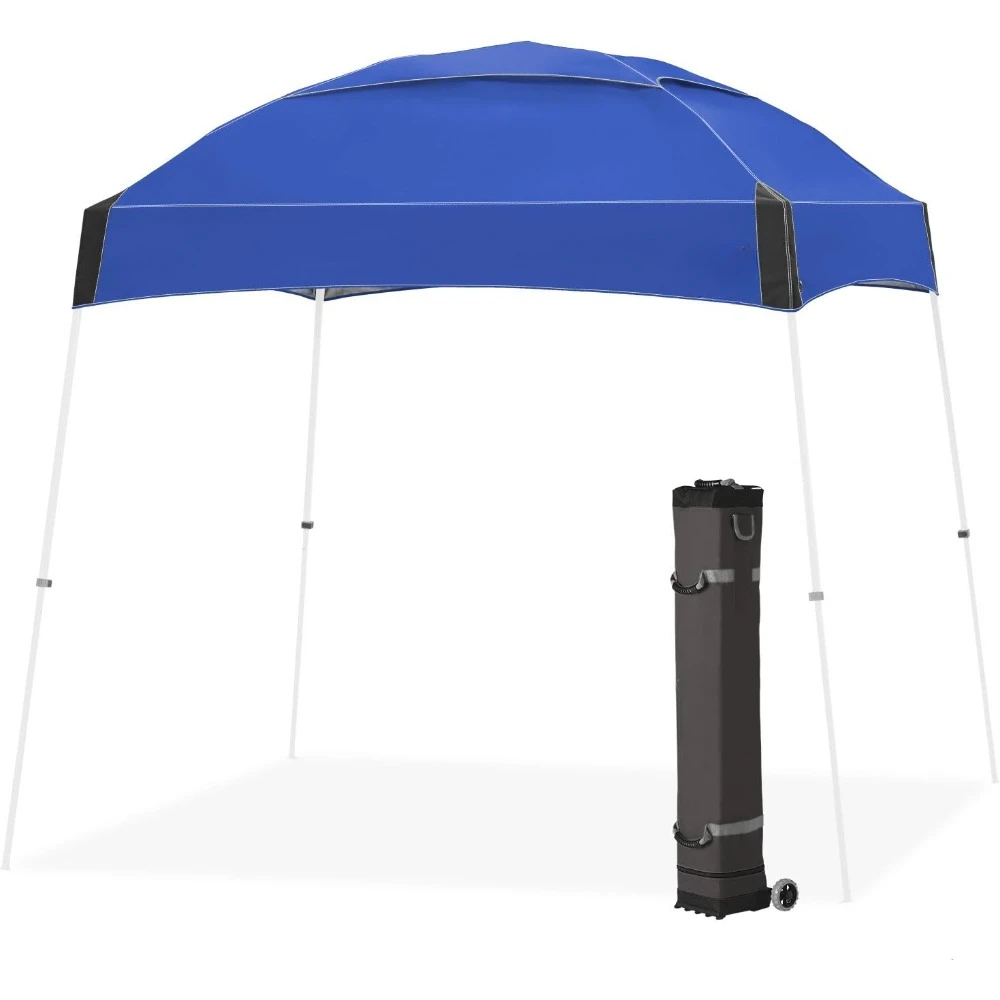 Dome Instant Shelter Canopy, Vented Top with Wide-Trax Roller Bag & 4 Piece Spike Set