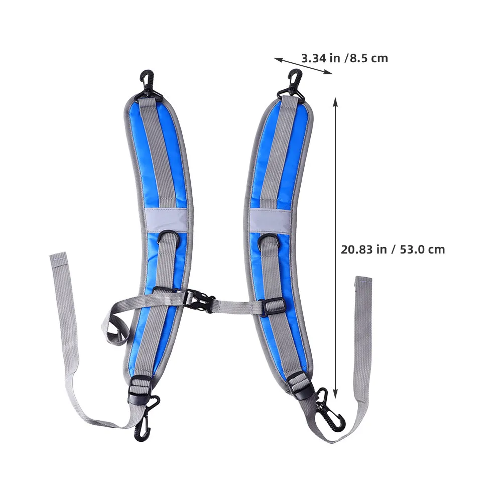 2Pcs Adjustable Camera Bag Shoulder Strap Padded Cushion Heavy Duty Quick Load Capacity Anti Slip Waterproof for Travel