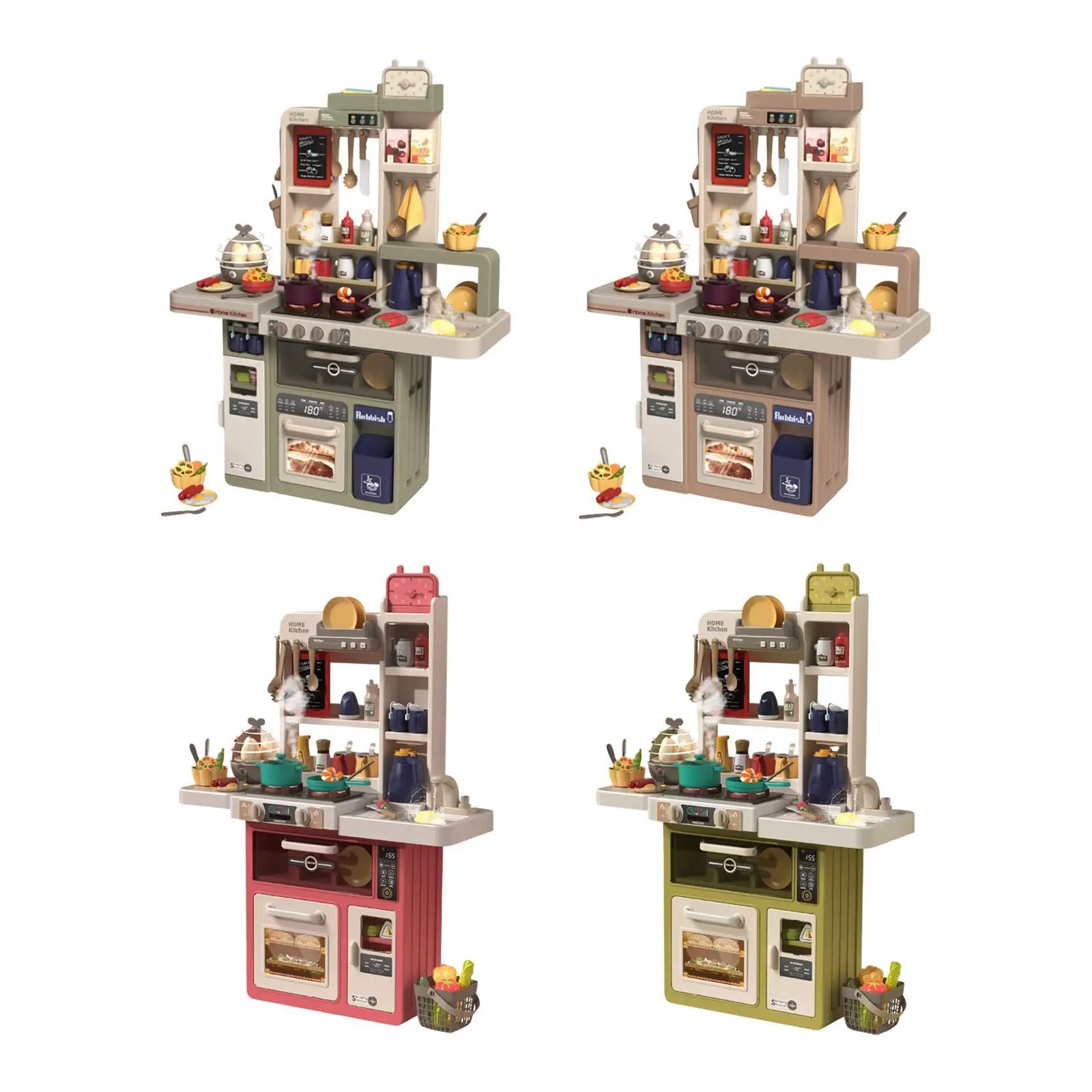 Fingir acessórios de cozinha fingir jogar brinquedo simulação realista brinquedo de cozinha para crianças meninos crianças presentes de aniversário