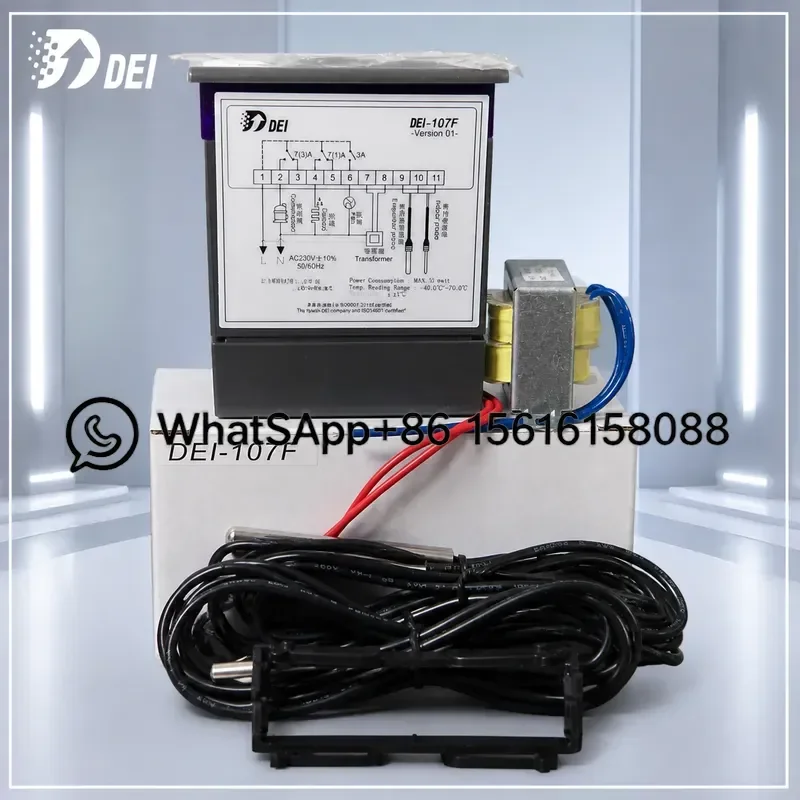 Original DEI-104FK DEI-107F DEI-104F Temperature Controller Freezer Refrigeration Thermostat Digital Temp Control Sensor for
