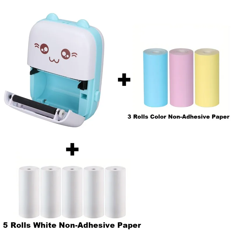 C9 Thermal Label Printer Sticker Portable Mini Impresora Portatil Label Maker Photo Printer Machine Small Business Supplies