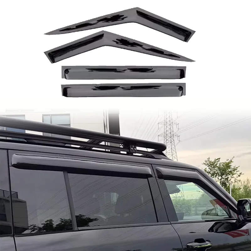 

Hot Selling Car Window Visor Rain Guard Heavy-Duty Window Deflector Mirror Rain Guard for Fangchengbao Ti7 Accessories