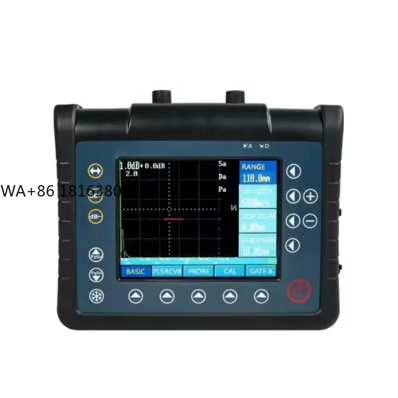Portable Ultrasonic Flaw Detector NDT UT Tester High Accuracy 0‑10000mm Detection Range IP55 Industrial Testing Equipment