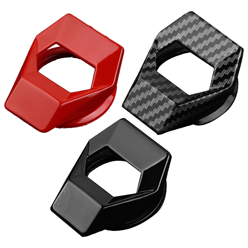 

Classy Car Interior Decoration Engine Start Button Cover Aluminum Alloy Red/Blue/Carbon Fiber Black Options 1Pcs