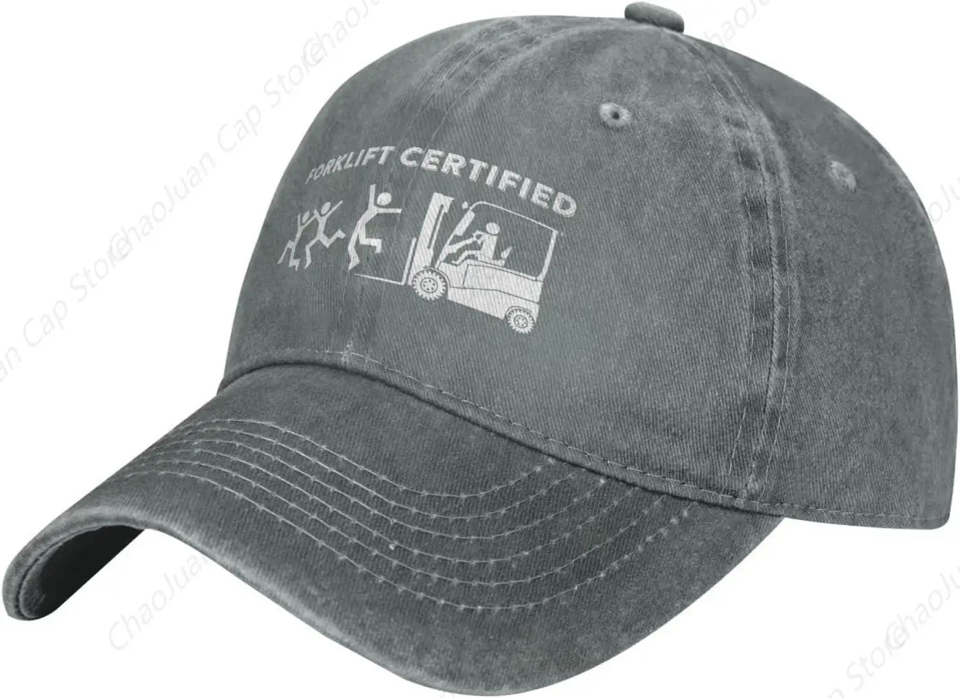 Funny Hat Forklift Certified Cap Women Baseball Caps Graphic Baseball Hat