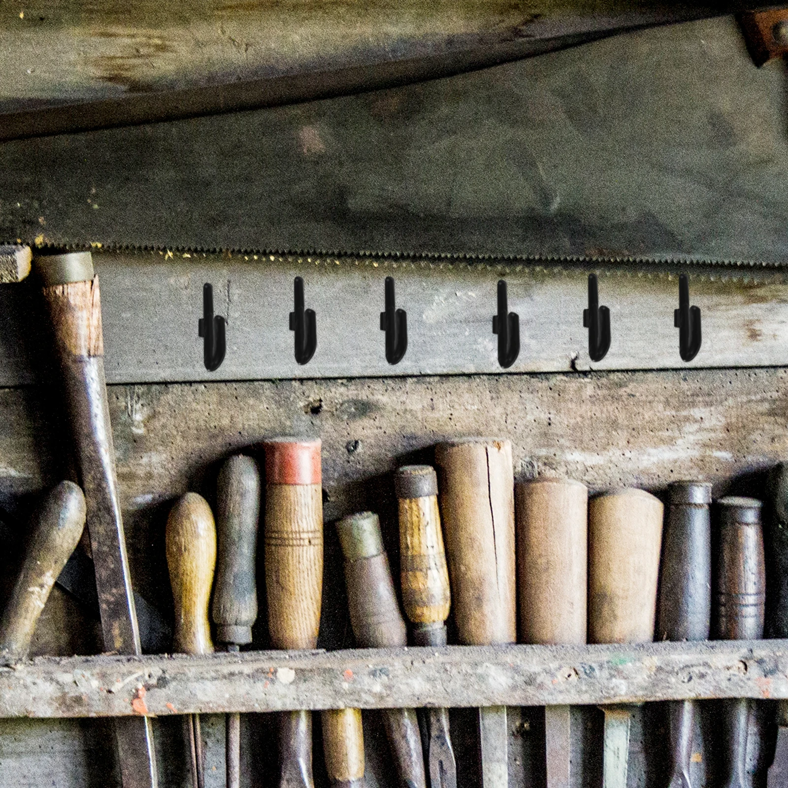 

20pcs Plastic For Hanging Tools Garage Storage Utility Pegboard Peg Board Tool Utility Hooks Accessories Shelving Hooks