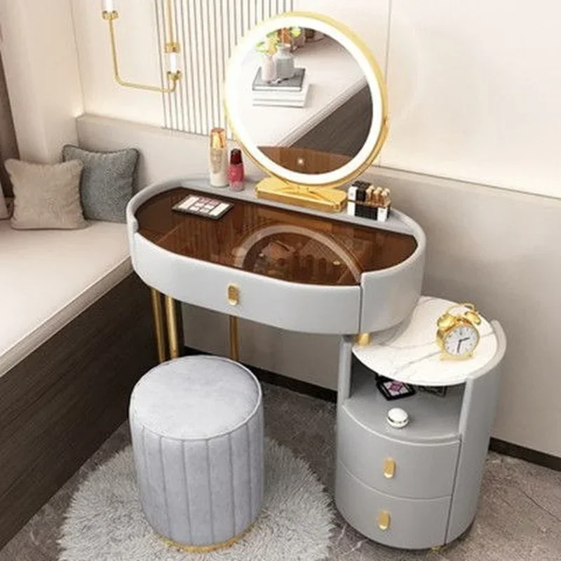 

For Modern Bedroom Table Bedroom Dresser Storage Cabinet with Mirror Makeup Table joyero con espejo schminktische dressers
