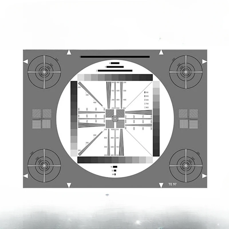 Integrated TE097 high-definition test card transmission resolution calibration board diagram