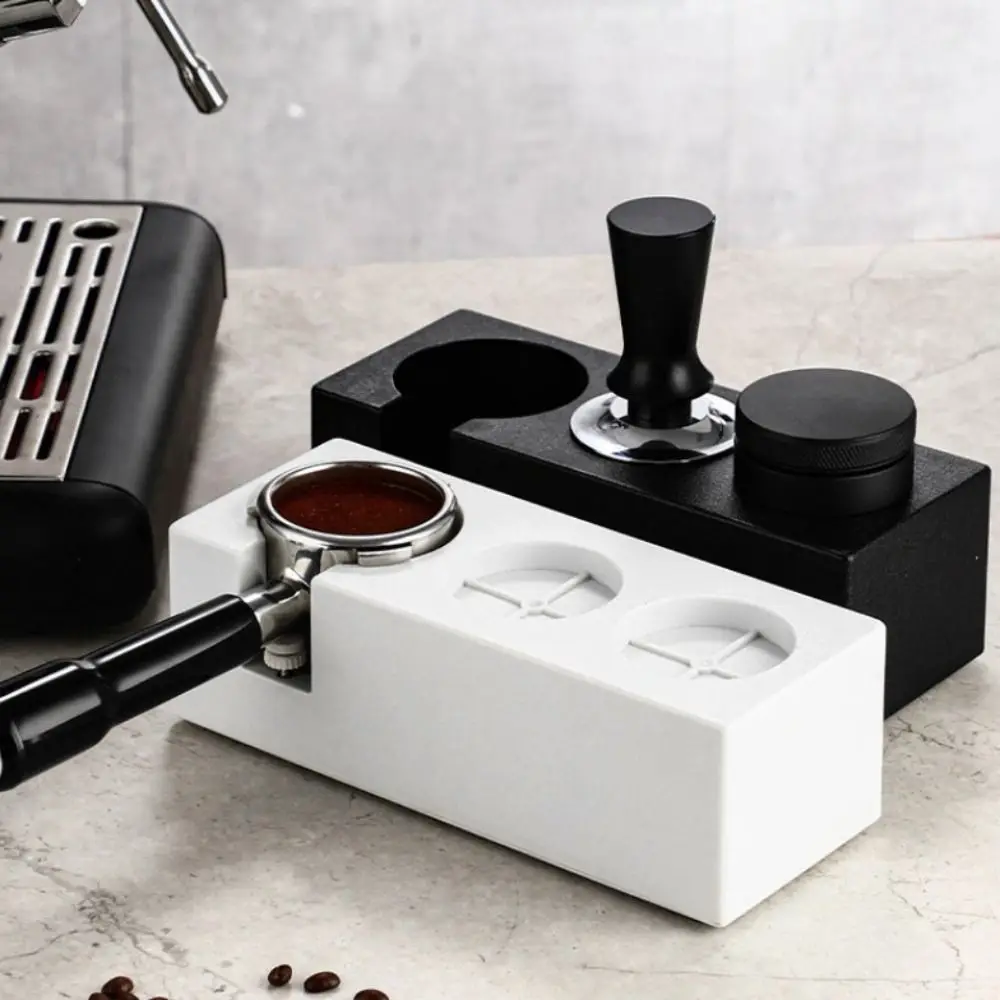 

Non Slip Coffee Tamping Station Adjustable Height Rectangular Coffee Tamper Storage Seat 51/53/58mm Coffee Distributor Bracket
