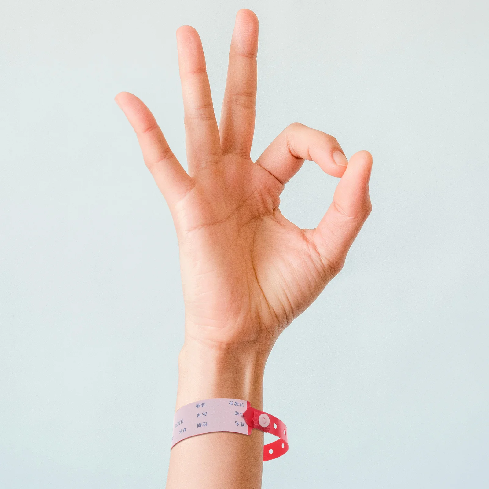 Bandes d'identification d'hôpital pour adultes, 100 pièces, bracelet imperméable jetable pour patients, transparent pour les paramètres de santé