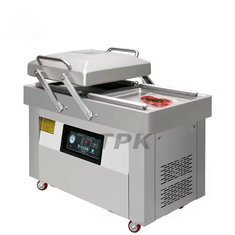 

Commercial Electric Chicken Silage Bag Food Saver Storage Vacuum Sealer Machine Semi-Automatic Packing Single Double Chamber