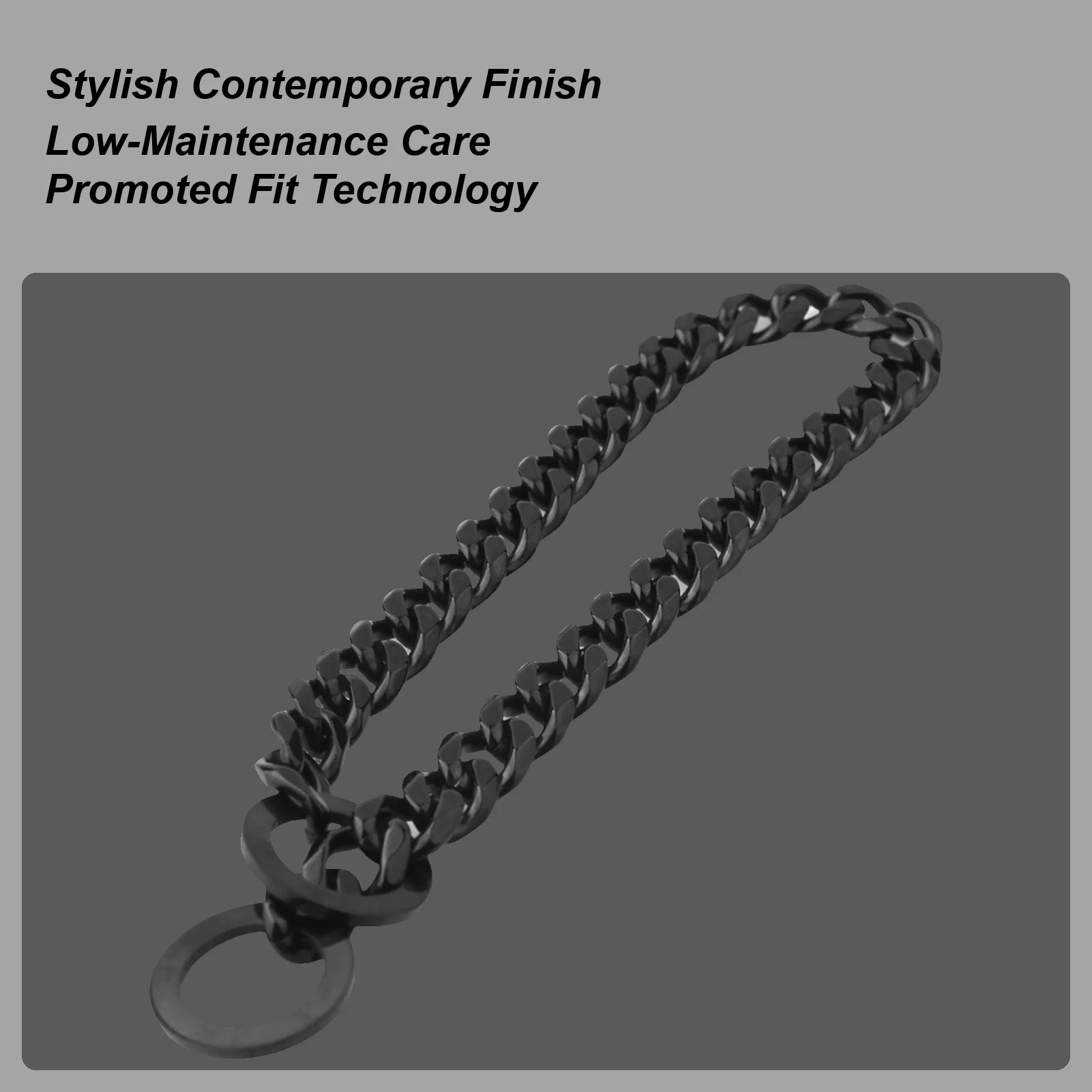 

Large Dog Choke Collar 34 Inch Dog Training Chain Collar Fashionable Stainless Steel Chain Fits 30in Neck For Large Small Breed