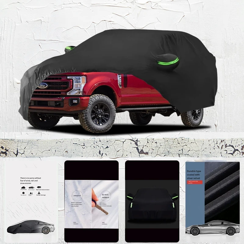 

For-Ford-F250-fit-Outdoor-Protection-Full-Car-Covers-Snow-Cover-Sunshade-Waterproof-Dustproof-Exteri