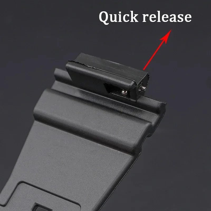 Gummi-Uhrenarmband für Casio G-SHOCK GA-2100 GM-2100, Schnellverschluss, Sport, wasserdicht, Herren-Harz-Ersatzarmband, 16 mm – Detail 4