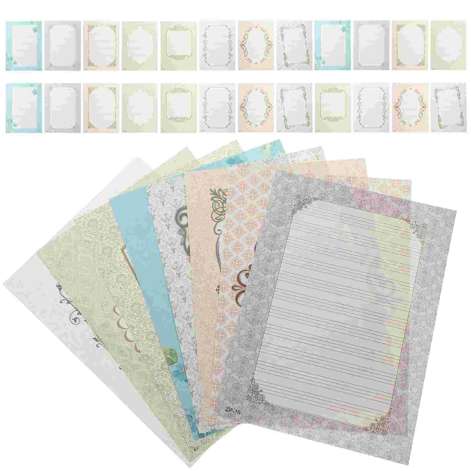 32 Sheets Calligraphy Paper Envelope English Practice Caligraphy Book Hand Writing Chines Handwriting