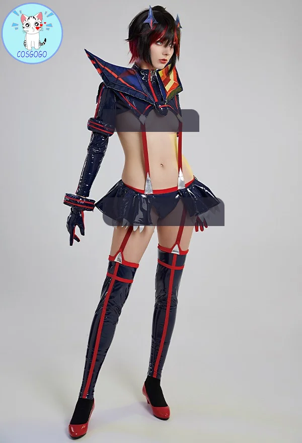 COSGOGO KILL La KILL Cosplay Matoi Ryuuko Cosplay Costume Ryuuko Ver Awakening Clothes Female Combat Clothing Halloween