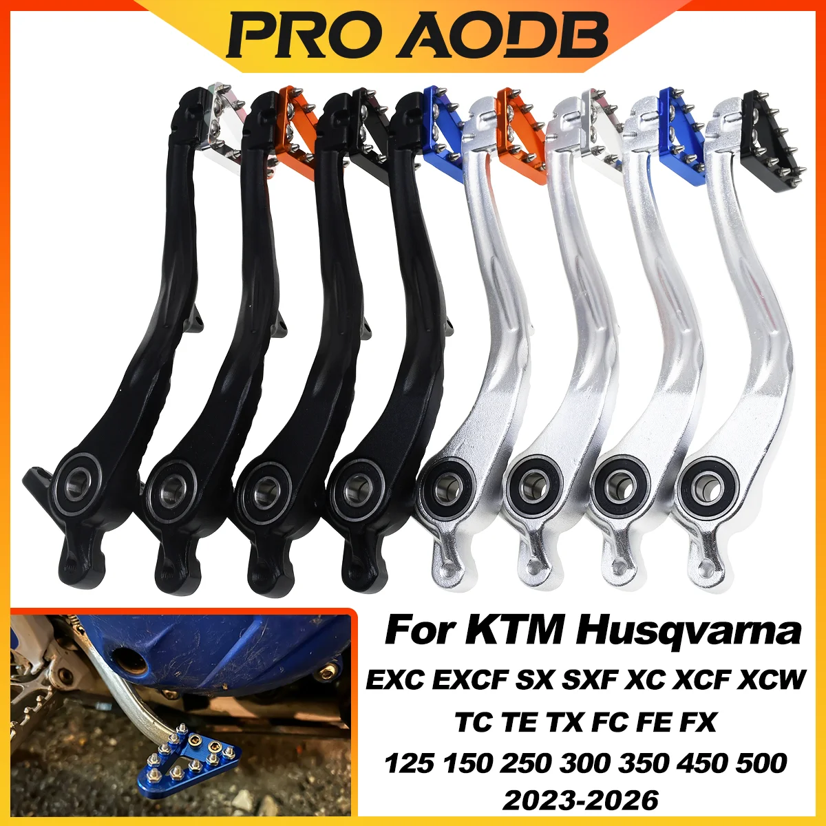 

Задняя педаль тормоза мотоцикла для Husqvarna TC TE TX FC FE FX для KTM EXC EXC-F SX SX-F XC XC-F 125 150 250 300 350 450