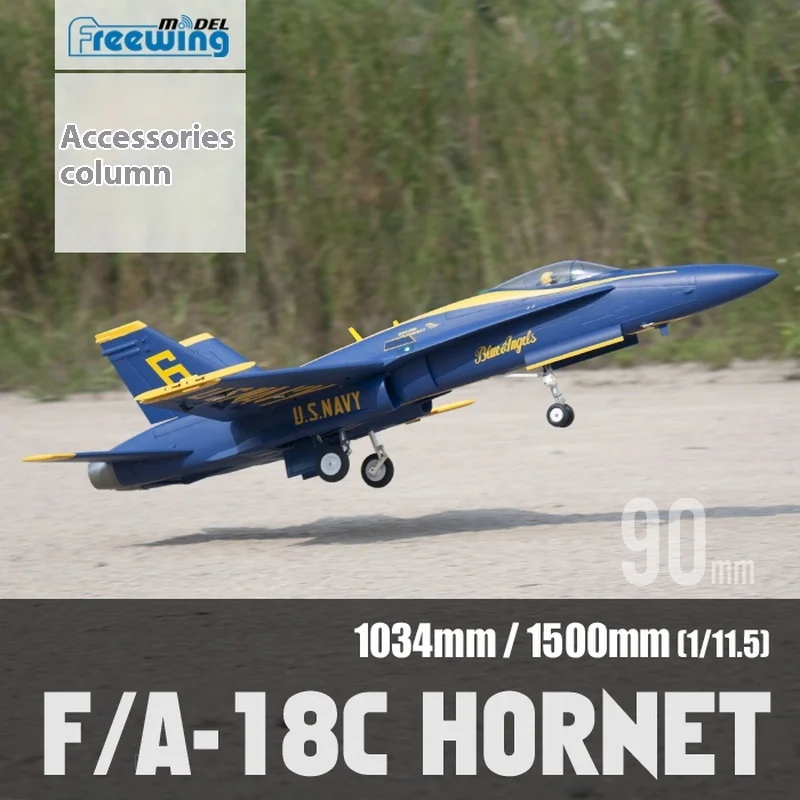 FreFuk90 mm F-18 Avions Accessoires Fuselage Ailes Principales Queue Plate Queue Verticale Antarctique Cockpit Autocollant Train D'atterrissage